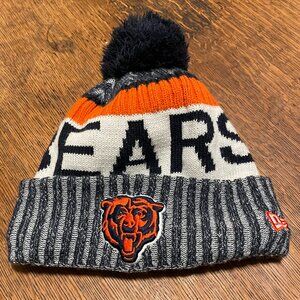 Chicago Bears Pom-Pom Winter Hat
